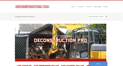 Desktop Screenshot of deconstructionpro.com