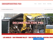 Tablet Screenshot of deconstructionpro.com